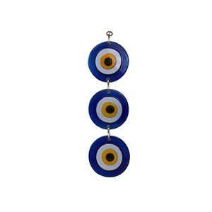 Evil Eye Turkish Blue Glass‎ Hanging Decoration 11x 3
